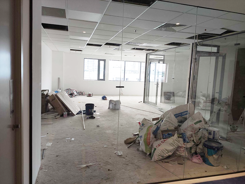 Interior construction work for our new office has started